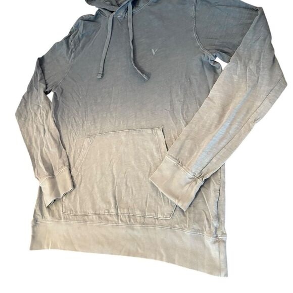 American Eagle AE Super Soft Slub Hoodie Tee Mens Size Small Blue Gradient - Picture 3 of 8
